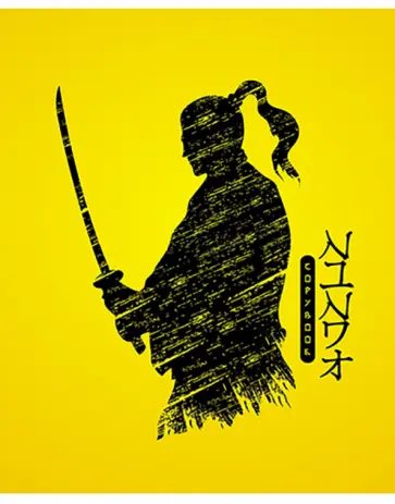 Тетрадь Самурай, 48 листов, клетка обложка книги