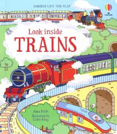 Alex Frith - Look Inside Trains обложка книги