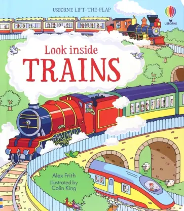 Alex Frith - Look Inside Trains обложка книги