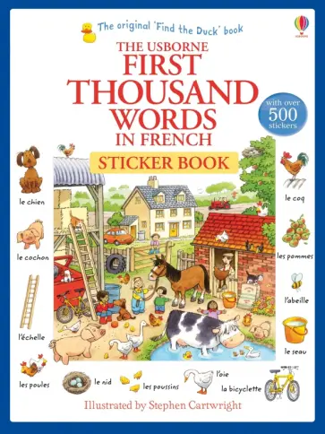 Heather Amery - First Thousand Words in French. Sticker Book Heather Amery - First Thousand Words in French. Sticker Book обложка книги