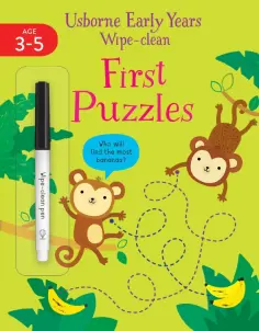 Jessica Greenwell - Early Years Wipe-Clean First Puzzles обложка книги