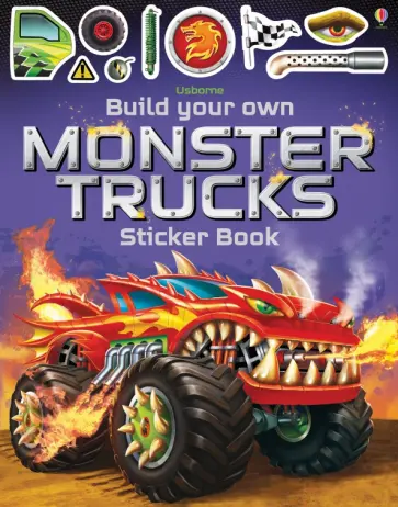 Simon Tudhope - Build Your Own Monster Trucks Sticker Book обложка книги