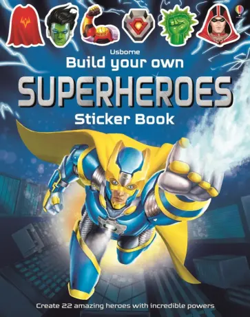 Simon Tudhope - Build Your Own Superheroes Sticker Book обложка книги