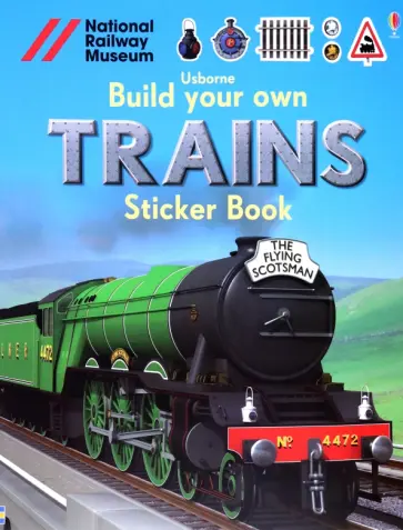 Simon Tudhope - Build Your Own Trains Sticker Book обложка книги