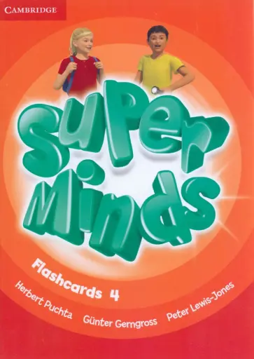 Puchta, Gerngross - Super Minds. Level 4. Flashcards, pack of 89 обложка книги