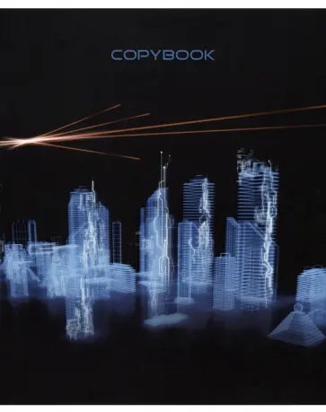 Тетрадь Ночной город, 48 листов, клетка обложка книги