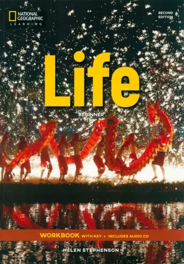 Helen Stephenson - Life. 2nd Edition. Beginner. Workbook with Key (+Audio CD) обложка книги
