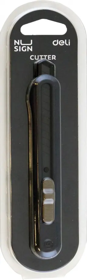 Нож канцелярский Nusign, серый обложка книги