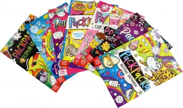 Набор раскрасок Весёлые рисунки, 8 штук обложка книги