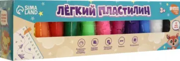 Воздушный пластилин, 12 цветов обложка книги