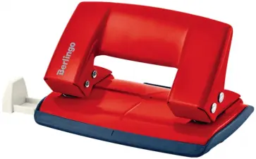 Дырокол Power TX, 10 листов, красный обложка книги