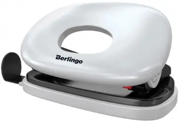 Дырокол Round, 10 листов, белый обложка книги