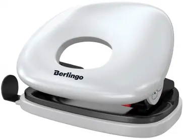 Дырокол Round, 20 листов, белый обложка книги