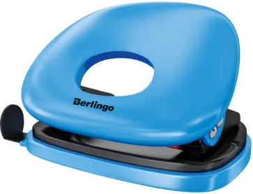 Дырокол Round, 20 листов, голубой обложка книги