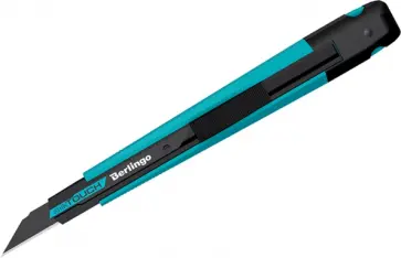 Нож канцелярский SilkTouch, 9 мм, черное лезвие обложка книги