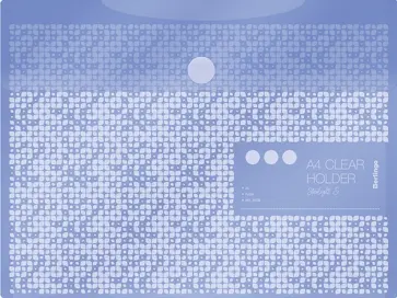 Папка-конверт на липучке Starlight S, А4, фиолетовая обложка книги