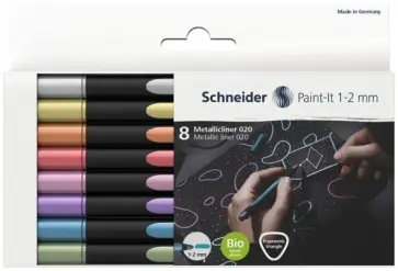 Набор капиллярных металлизированных ручек Paint-It 020, 8 цветов Набор капиллярных металлизированных ручек Paint-It 020, 8 цветов обложка книги