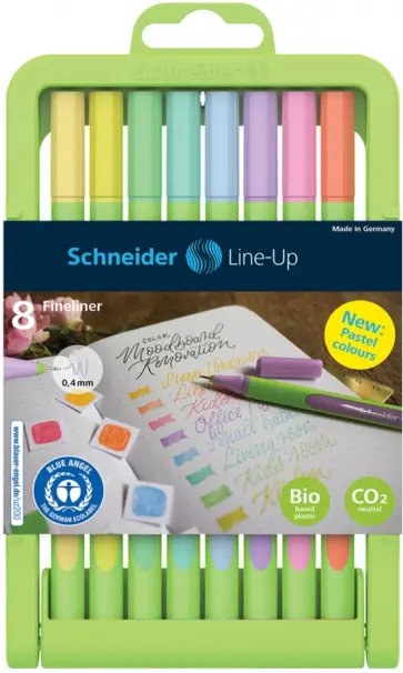 Набор капиллярных ручек Line-Up Pastel, 8 цветов, пастель Набор капиллярных ручек Line-Up Pastel, 8 цветов, пастель обложка книги