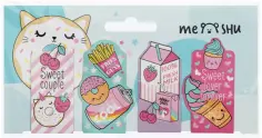 Закладки магнитные для книг Sweets, 4 штуки обложка книги