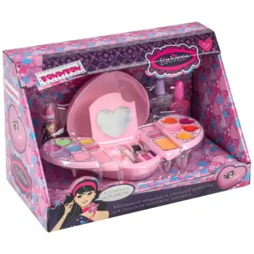 Набор детской декоративной косметики Косметичка-сердце обложка книги