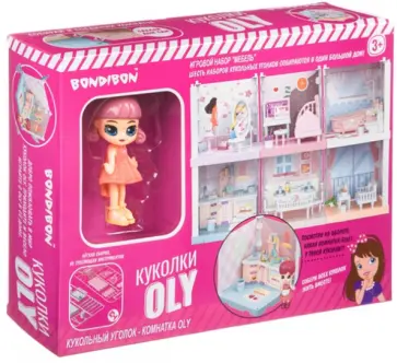 Игровой набор Мебель. Гардеробная и куколка Oly обложка книги