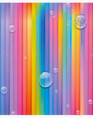 Тетрадь Полоски, 48 листов, линия обложка книги