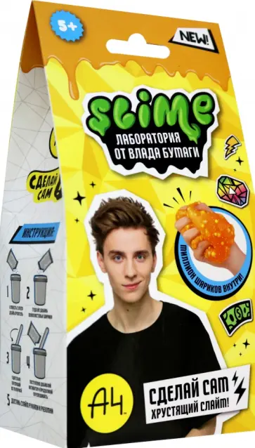 Slime лаборатория. Crunch slime, 100 г обложка книги