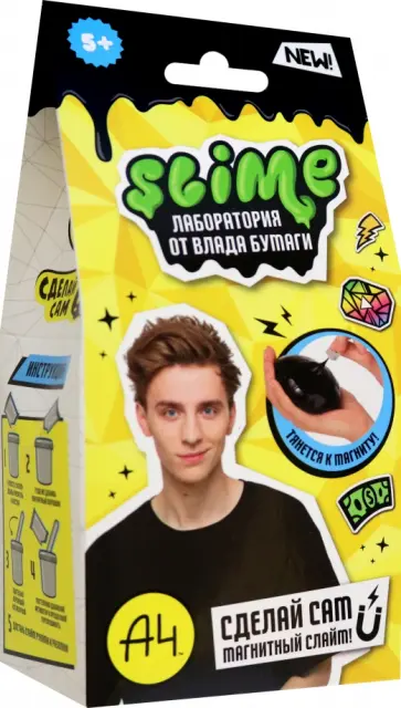Slime лаборатория, магнитный, 100 г. обложка книги