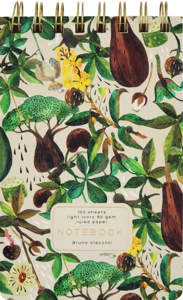 Блокнот Cute Journal. Баобаб, 100 листов, линейка, B6- обложка книги