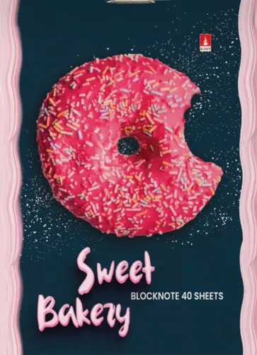 Блокнот Донат Рулит! 40 листов, А7, в ассортименте обложка книги