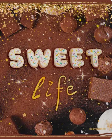Тетрадь Sweet Life, А5, 48 листов, клетка, в ассортименте Тетрадь Sweet Life, А5, 48 листов, клетка, в ассортименте обложка книги