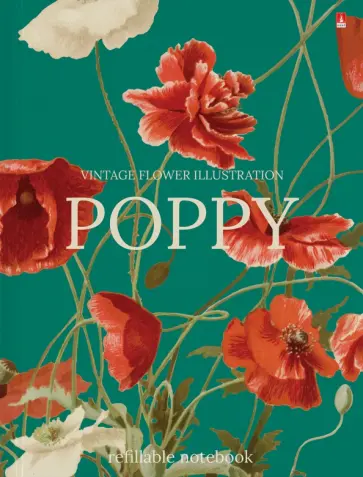 Тетрадь со сменным блоком Цветы. Феерия, А5, 160 листов, клетка обложка книги