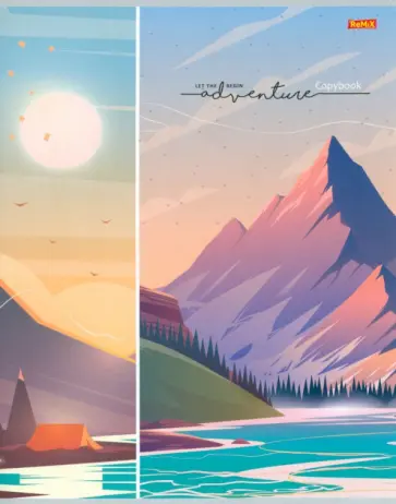 Тетрадь Завораживающая красота природы, 96 листов, клетка, в ассортименте обложка книги