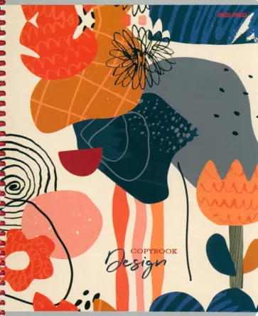 Тетрадь Абстрактное искусство-1, А5, 96 листов, клетка, в ассортименте обложка книги