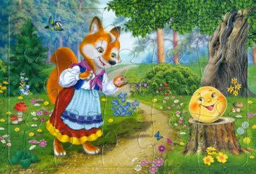 Пазл Колобок, 15 элементов обложка книги