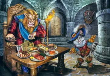 Пазл Кот в сапогах, 24 элемента обложка книги