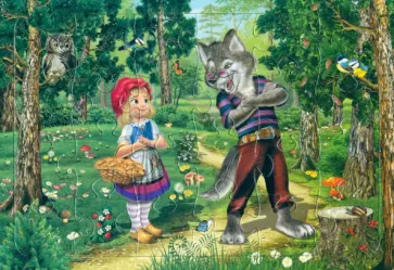 Пазл Красная Шапочка, 24 элемента обложка книги