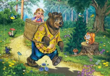 Пазл Маша и Медведь, 24 элемента обложка книги