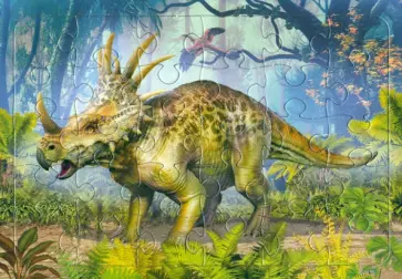 Пазл Динозавр Стиракозавр, 30 элементов обложка книги