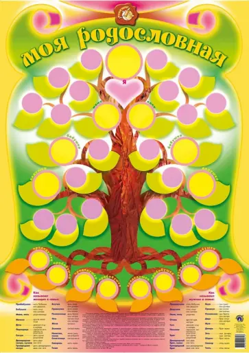 Детский плакат. Моя родословная Детский плакат. Моя родословная обложка книги