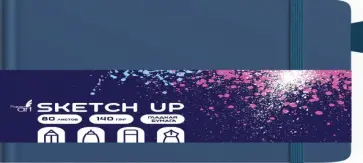 Скетчбук Sketch Up. Ночной, 80 листов, А5, горизонтальный Скетчбук Sketch Up. Ночной, 80 листов, А5, горизонтальный обложка книги