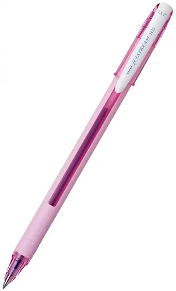 Ручка шариковая масляная Uni JetStream, синяя обложка книги