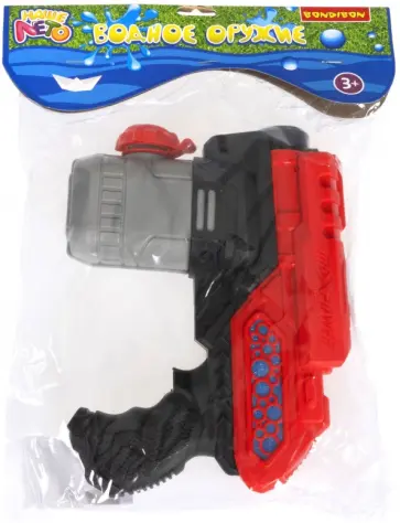 Водный пистолет c автоматической стрельбой, красный обложка книги