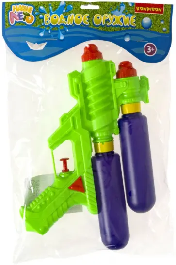 Водный пистолет Двухстволка, с двумя резервуарами обложка книги