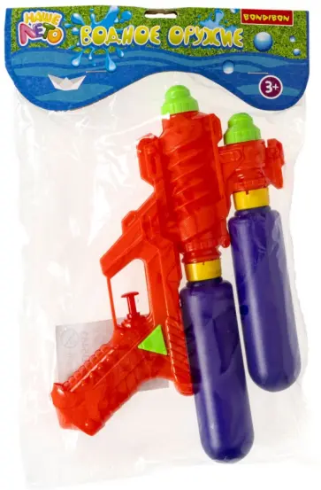 Водный пистолет Двухстволка, с двумя резервуарами обложка книги