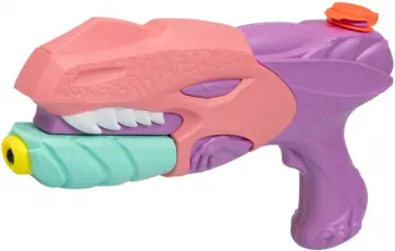 Водный пистолет с помпой, розово-сиреневый обложка книги