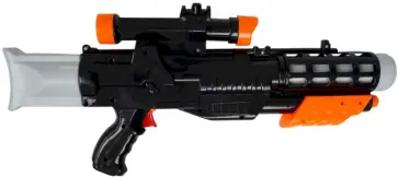 Водный пистолет с помпой, чёрный обложка книги