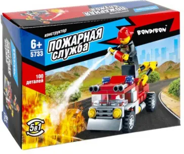 Конструктор Машина, 5 в 1, 100 деталей обложка книги