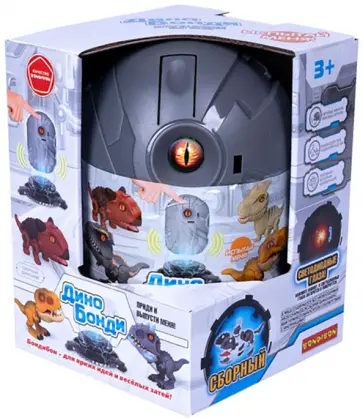 Сборный динозавр Дино Бонди. Брахиозавр, со светом и звуком, в яйце Сборный динозавр Дино Бонди. Брахиозавр, со светом и звуком, в яйце обложка книги