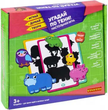 Игра настольная Угадай по тени обложка книги